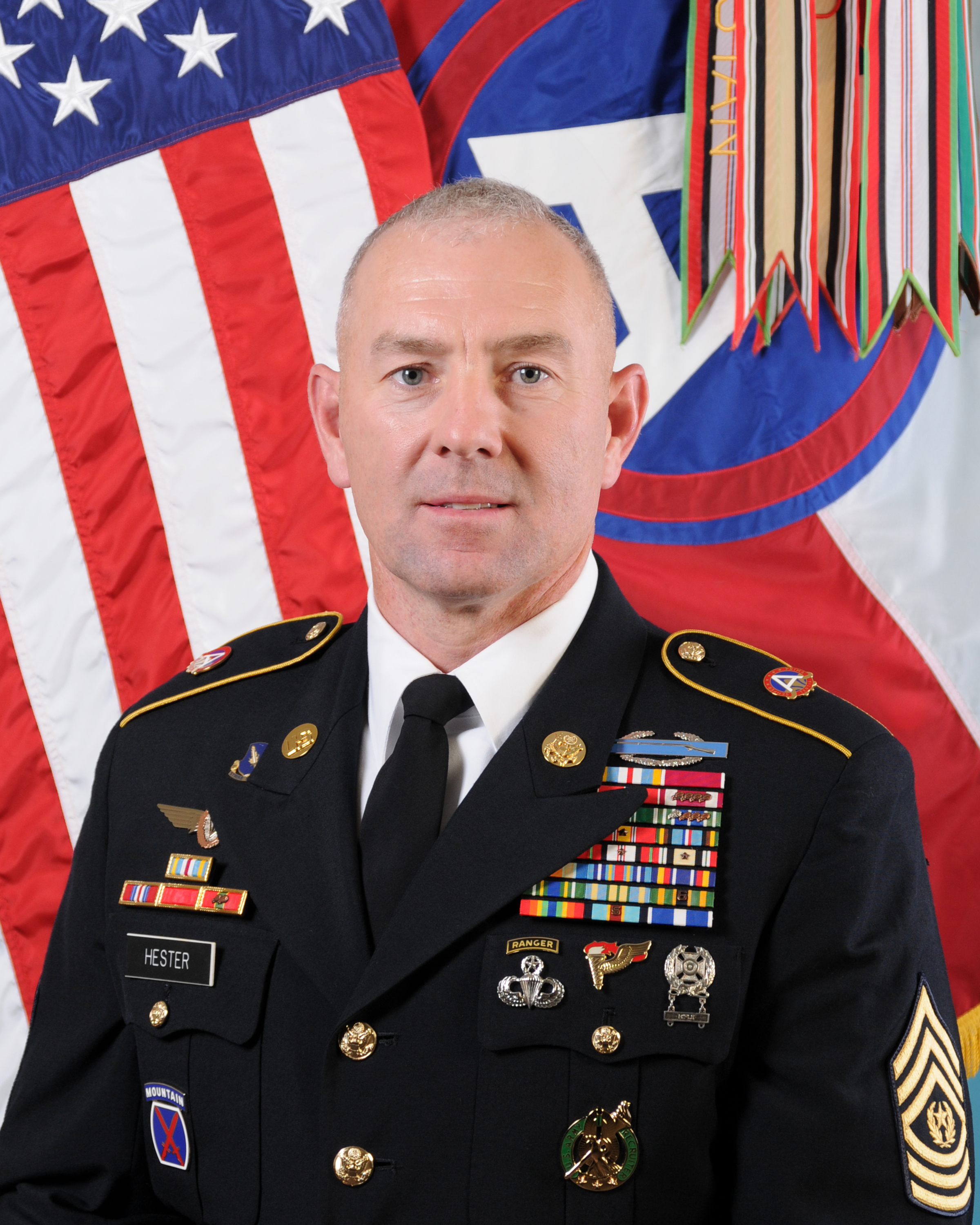 Official Photo of Command Sergeant Major Brian A. Hester